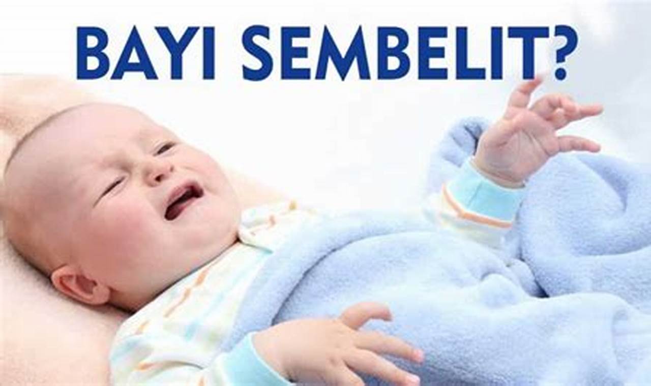Cara Mengatasi Sembelit Pada Bayi